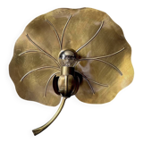 Water lily wall light