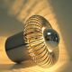 Philippe Rogier stainless steel pendant lamp for Oxar design gallery 70s