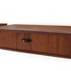 Pair of Wall Mounted Bedside Drawers in Teak