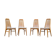 Eva chairs by Niels Koefoed for Koefoed Hornslet, 1960