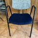 Stella armchair with metal frame