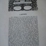 Old painting, oil on cardboard, René Champion