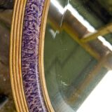 Art Deco oval mirror