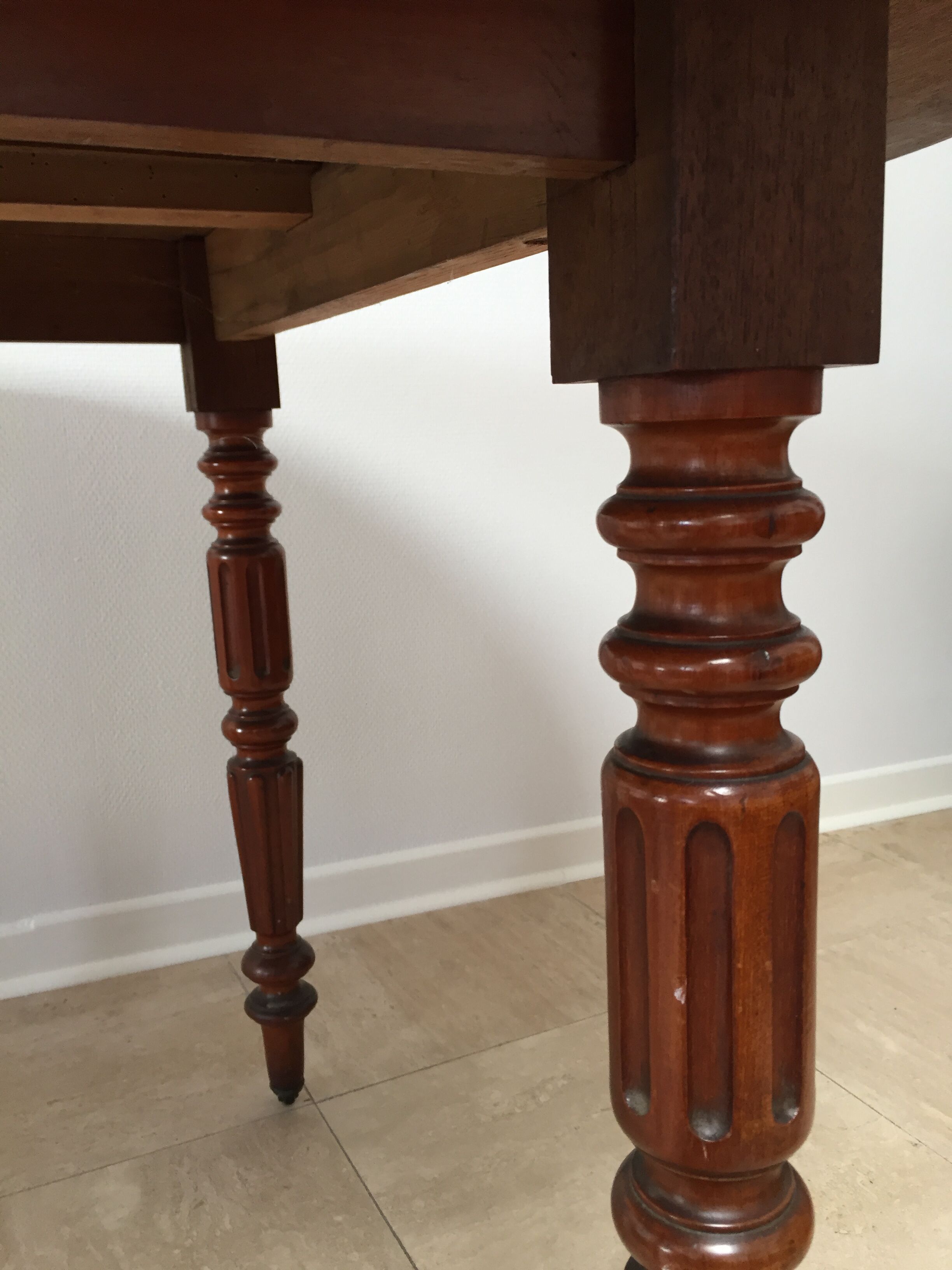 Walnut folding table 19th