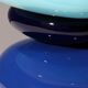 France pebble table lamp by François Chatain, 1980s