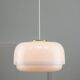 Italian White Medusa Pendant Brass Edition by Luigi Massoni for Guzzini, 1970s