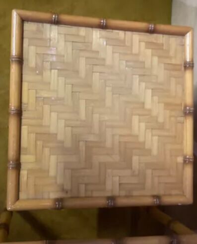 Bamboo trundle table