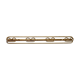 Patère en métal doré des années 50
