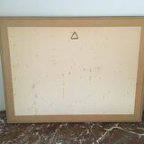 Modernist watercolor painting 1970