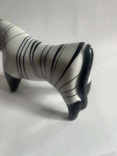 Porcelain bull figurine from Cmielow, 1960s.