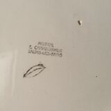 Mistral model serving dish signed charbonnier salins-les-bains