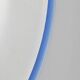 Miroir vintage années 70 Cristal Bleu Design A. Lupi pour Cristal Luxor