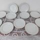 12 dessert plates porcelain Bavaria, Winterling