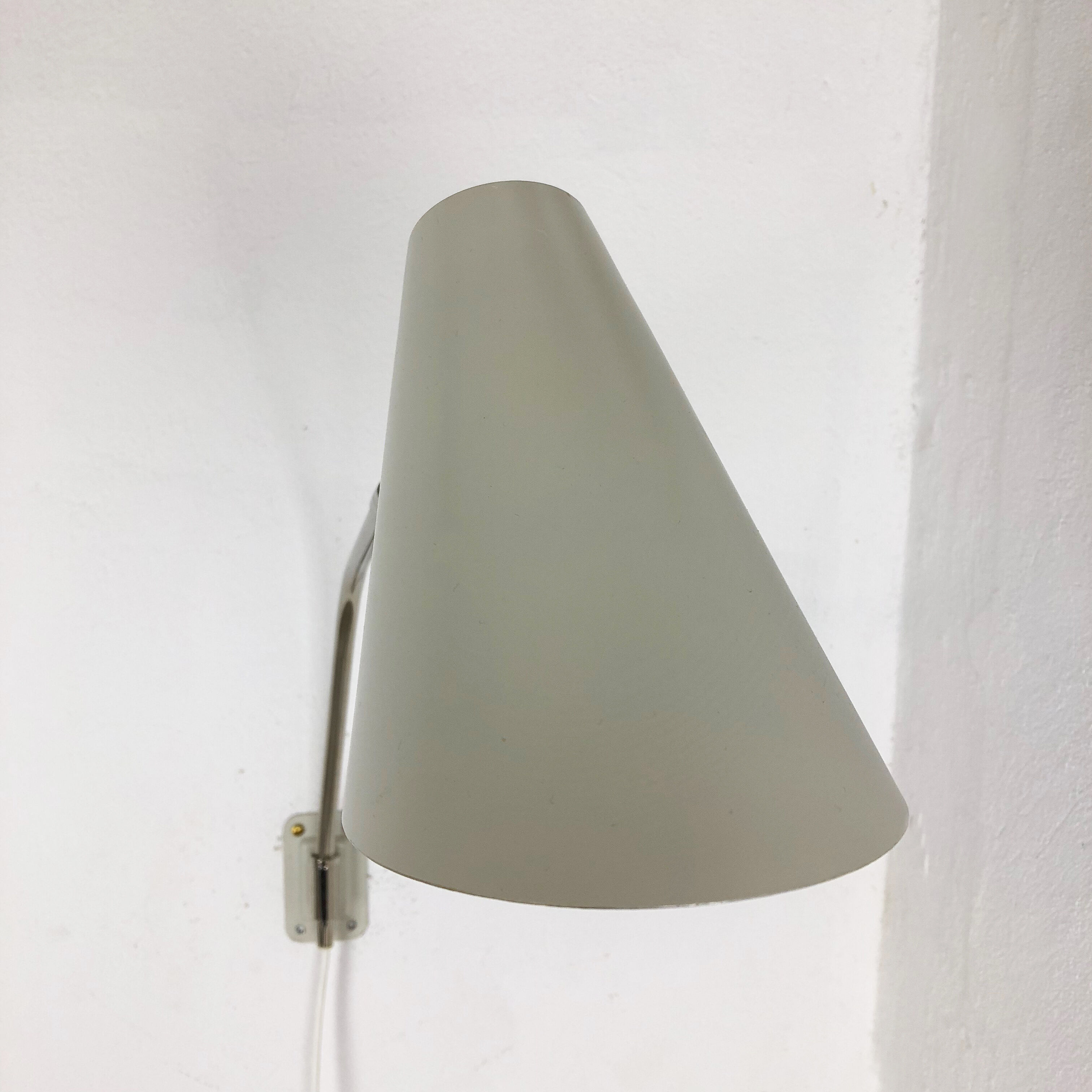 Modernist adjustable metal sputnik wall light Kaiser Leuchten, 1960s, Germany