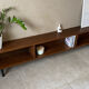 Enfilade of the 50s vintage solid wood (shallow)