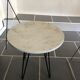 Table d’appoint plateau marbre vintage