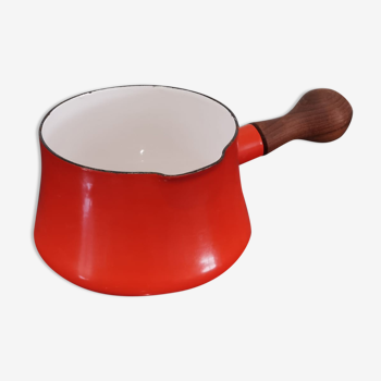 Red casserole DANSK DESIGNS in enamelled metal IHQ 60s