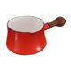 Red casserole DANSK DESIGNS in enamelled metal IHQ 60s