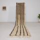 Handmade Beni Mrirt rug, size 75 x 300 cm
