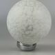 60s 70s Wall Lamp Globe Lamp Chrome & Glass German Space Age Design