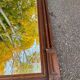 Henri II mirror in solid oak, 90x117cm, 19th century