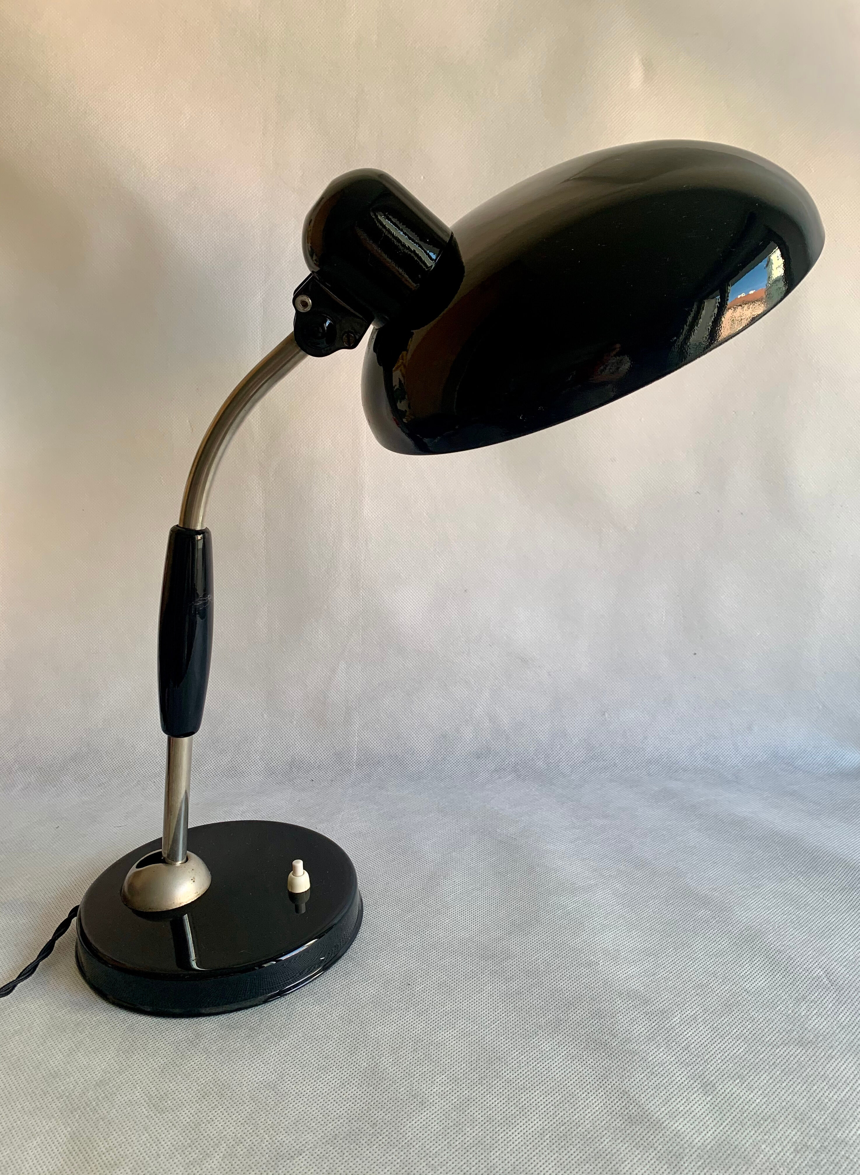 Bauhaus table lamp by Christian Dell for Koranda, 1940s
