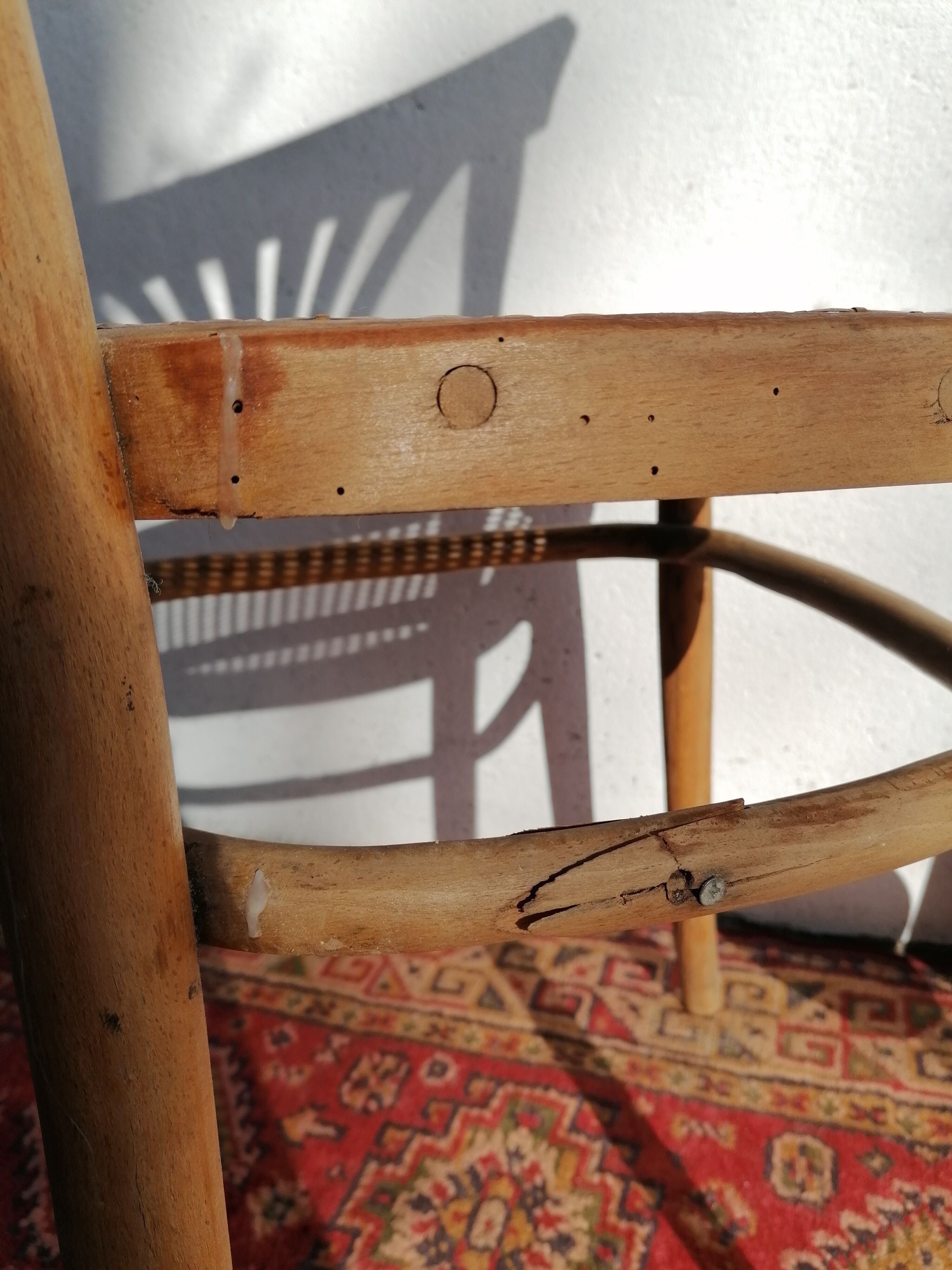 Chaise Baumann cannée