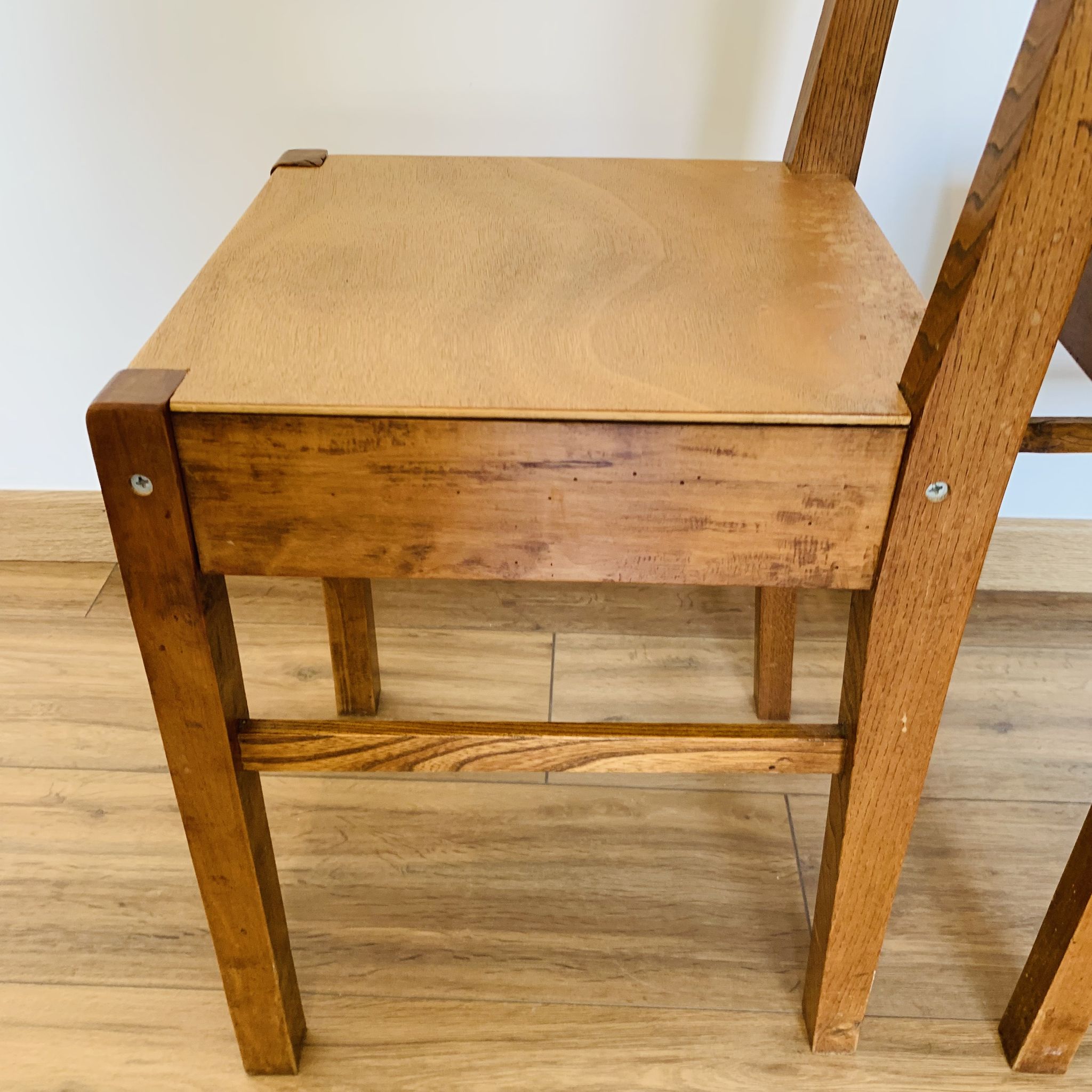 Set of 4 chairs from the 1960s.