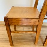 Ensemble de 4 chaises années 60