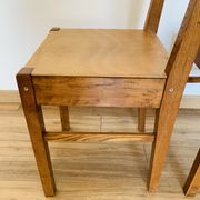 Set of 4 chairs from the 1960s.