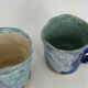 Set of 2 glazed ceramic mugs – Handmade rustic mugs