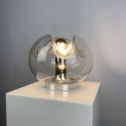 TA21 Futura wavy glass table lamp by Peill and Putzler 1960