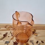 Pitcher carafe vase rosaline vintage