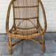 Vintage rattan armchair 60s-70s