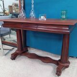 Regency mahogany console desk 19th century