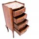 Petite commode ancienne à plateau en marbre, France, vers 1930