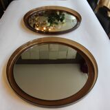 Pair of Guzzini mirrors - 56cm
