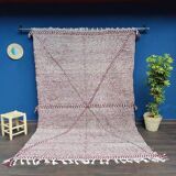 Tapis berbère bordeaux style zanafi 2x3 m