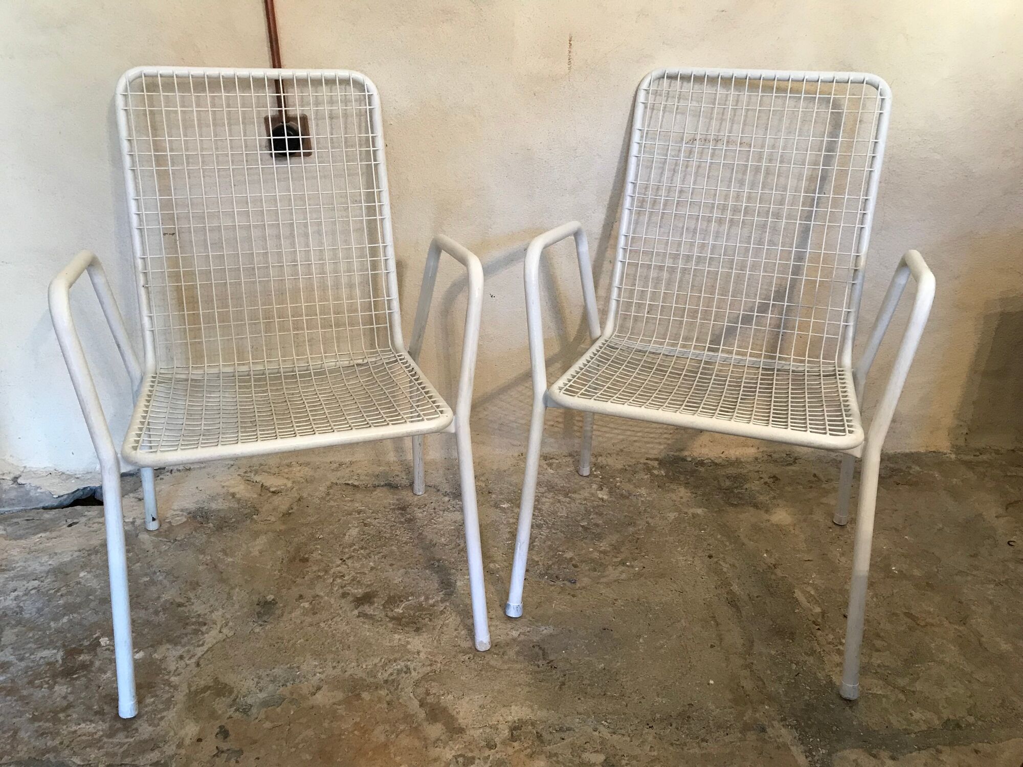 Pair of vintage armchair EMU RIO 1960-1980's