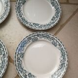 Set of dessert plates Moulins des Loups and Hamage