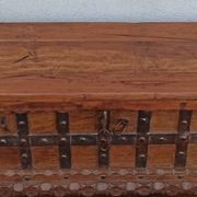 Console coffre en bois