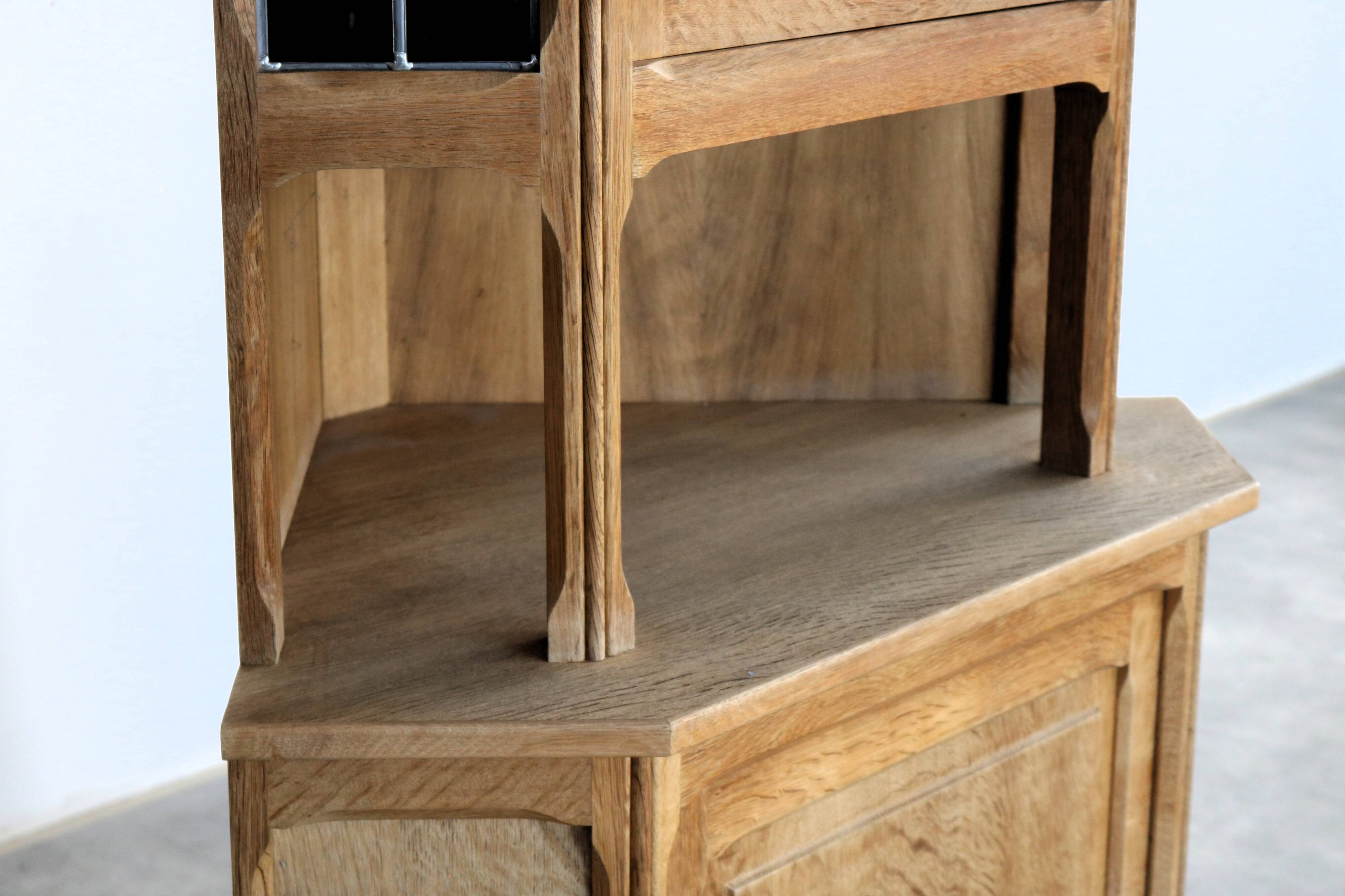 Brutalist display cabinet | corner cabinet | 1960s | Danish