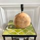 Solid wood ball lamp