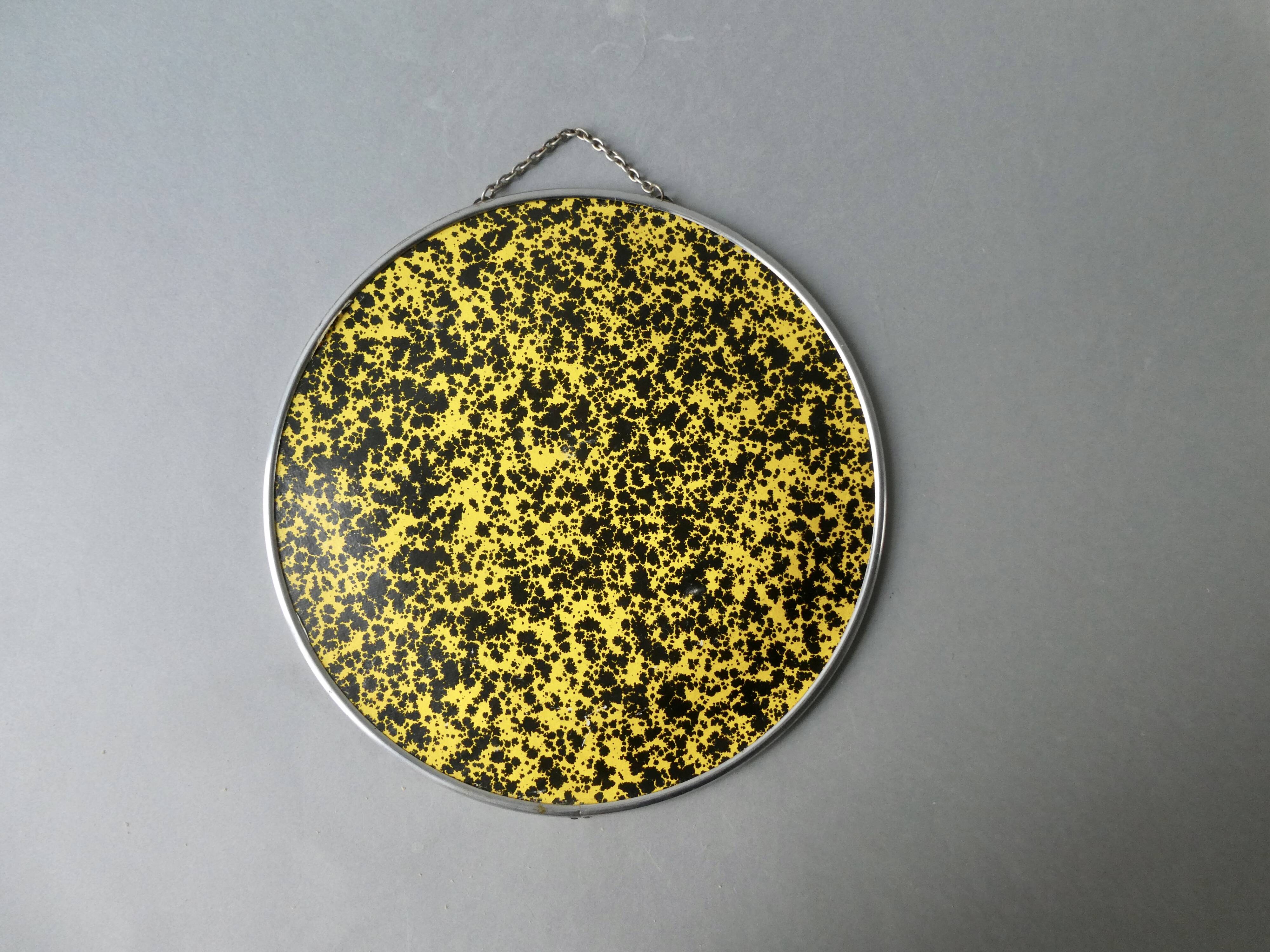 Round barber mirror, 50s, retro