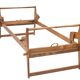 Antique folding daybed by Guillerme and Chambron