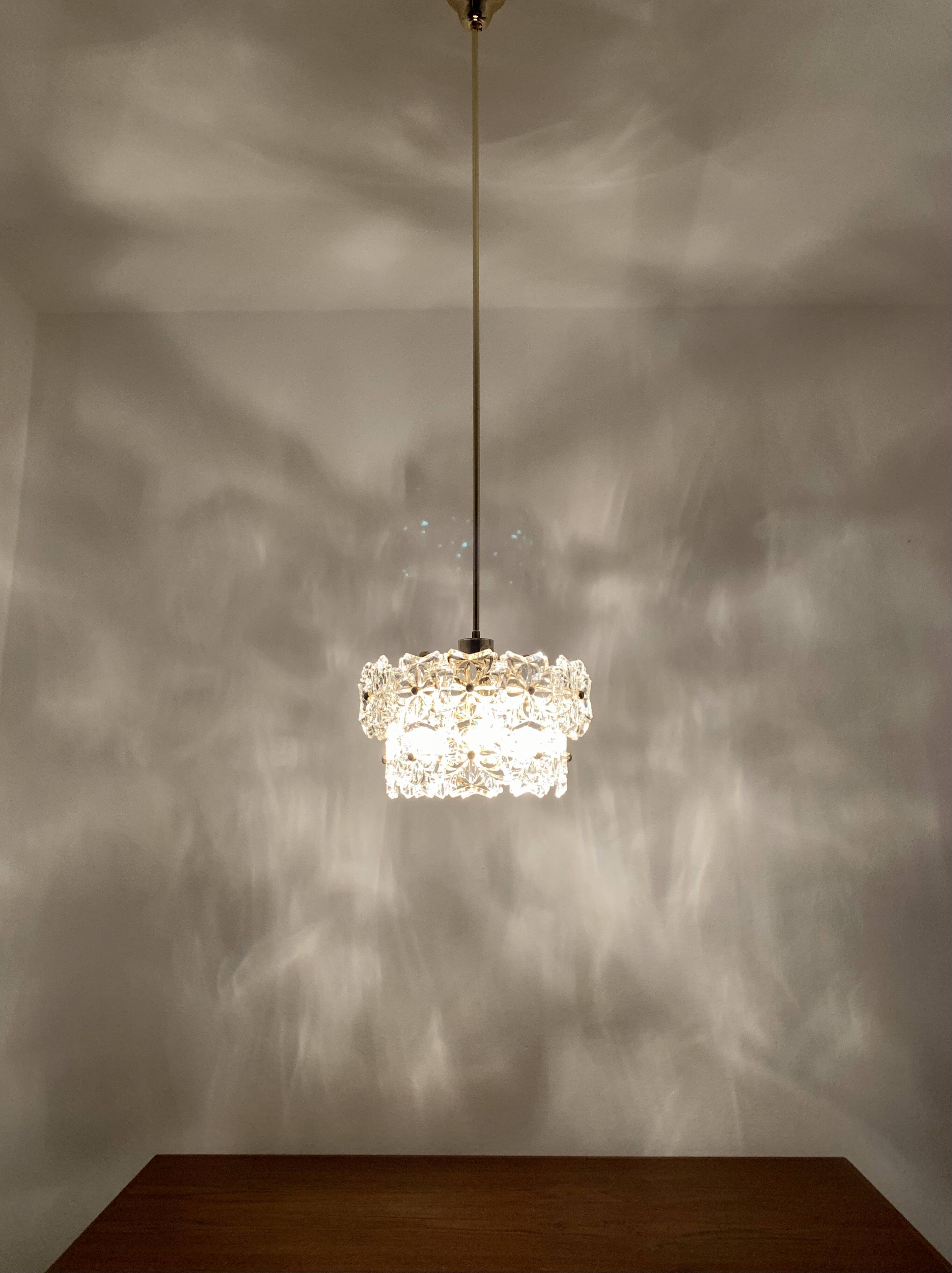 Crystal Glass Chandelier by Sölken