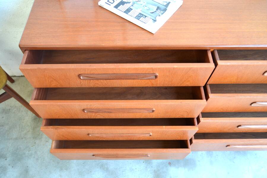 Double commode par G-Plan * 142 cm