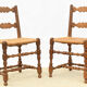 6 straw chairs