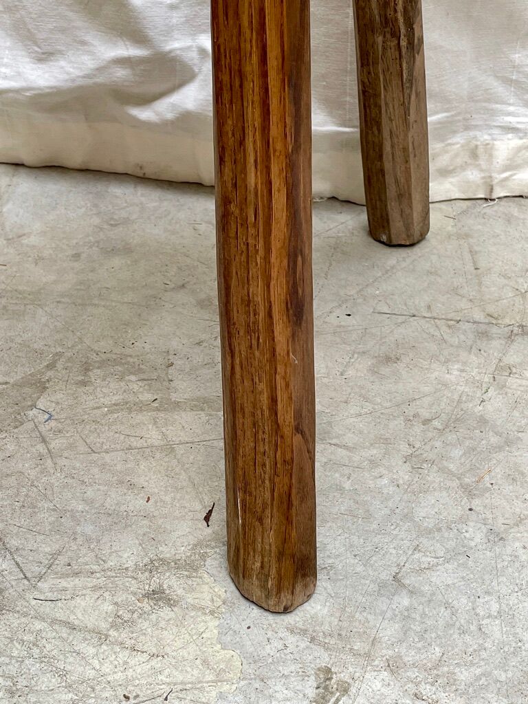 Tabouret art populaire brut