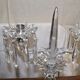 Pair of girandoles chandeliers to pendants